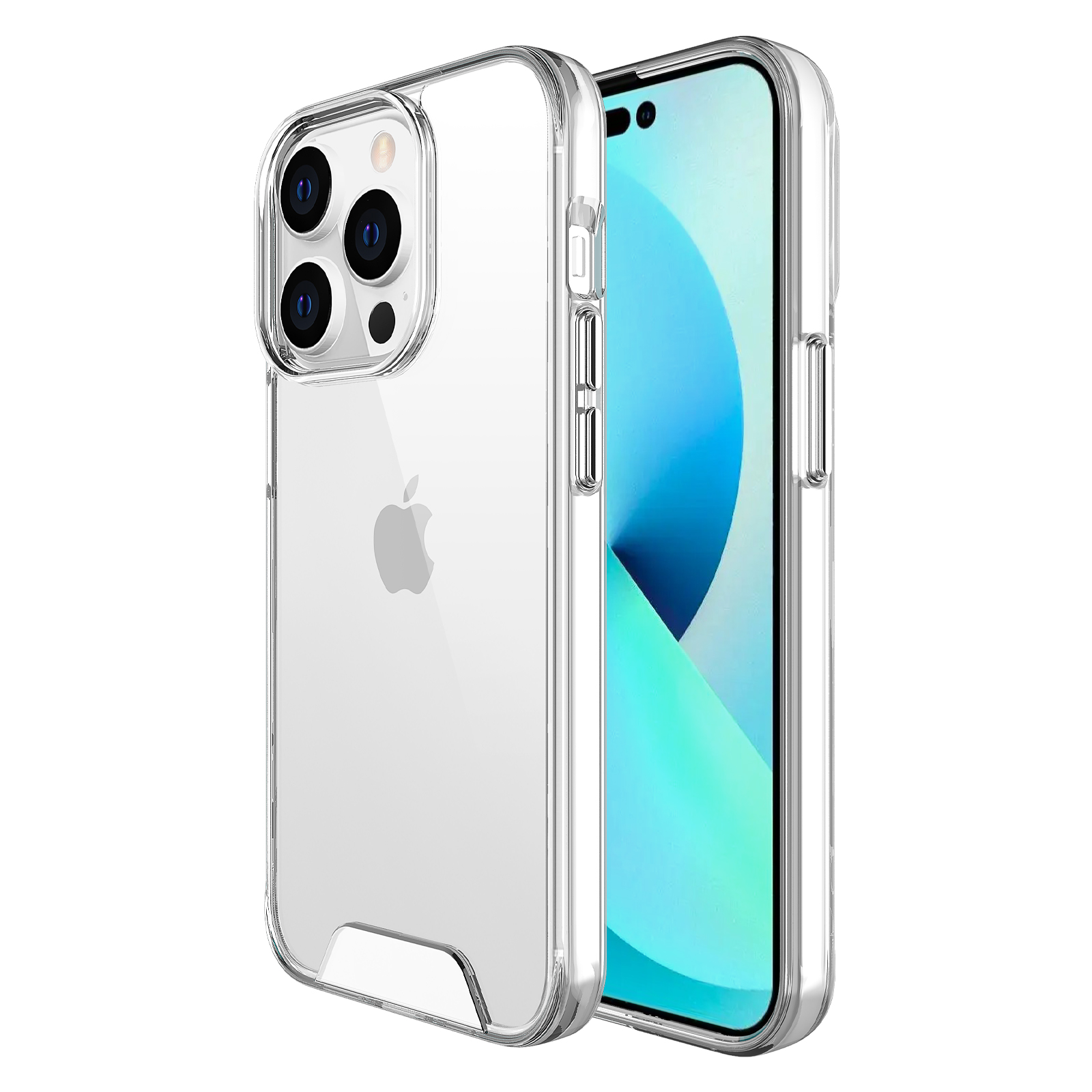 KNY Apple phone 14 Pro Max Klf Ultra Korumal Metal Tulu effaf Gard Kapak