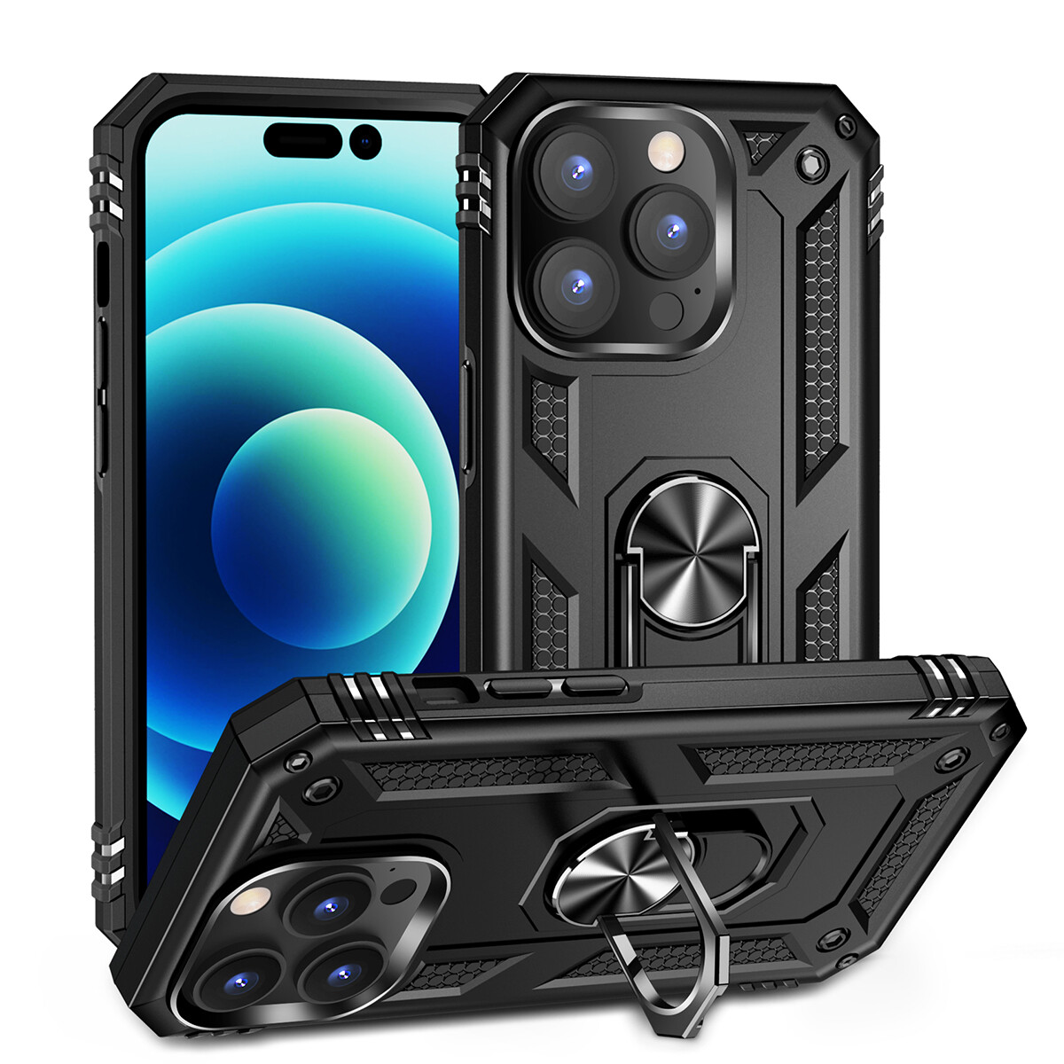 KNY Apple phone 14 Pro Max Klf Ultra Korumal Yzkl Manyetik Vega Kapak