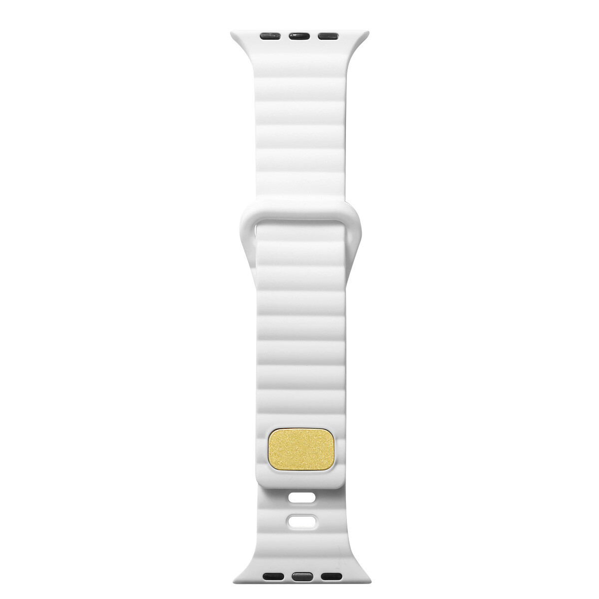 KNY Apple Watch 42 MM in Dz Desenli Silikon Kay-Kordon KRD-73