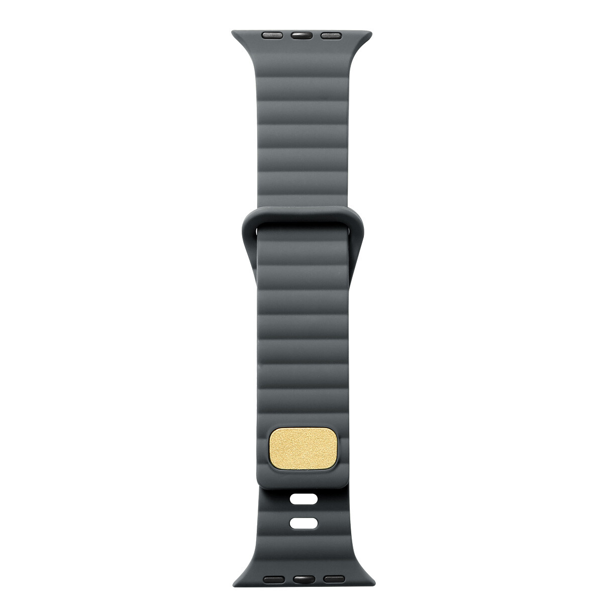 KNY Apple Watch 44 MM in Dz Desenli Silikon Kay-Kordon KRD-73