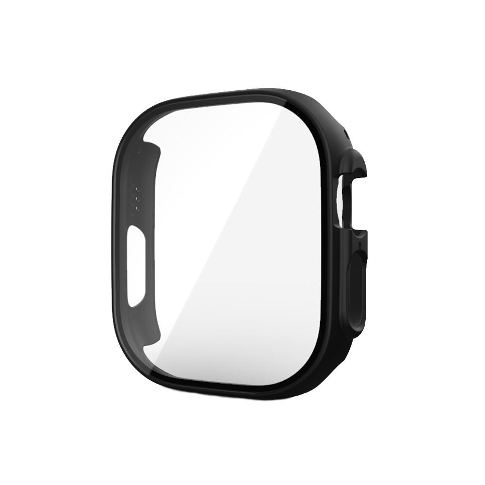 KNY Apple Watch Ultra 49 MM in Ekran Koruyuculu Kasa Koruyucu Sert Gard Kapak