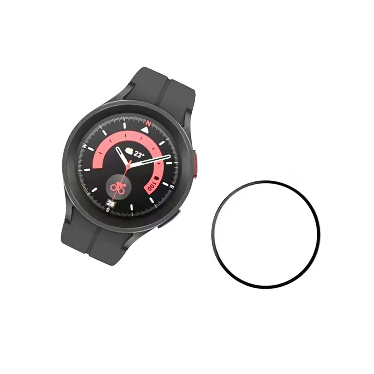 KNY Samsung Watch 5 Pro in Esnek Tam Kaplayan PPM Ekran Koruyucu