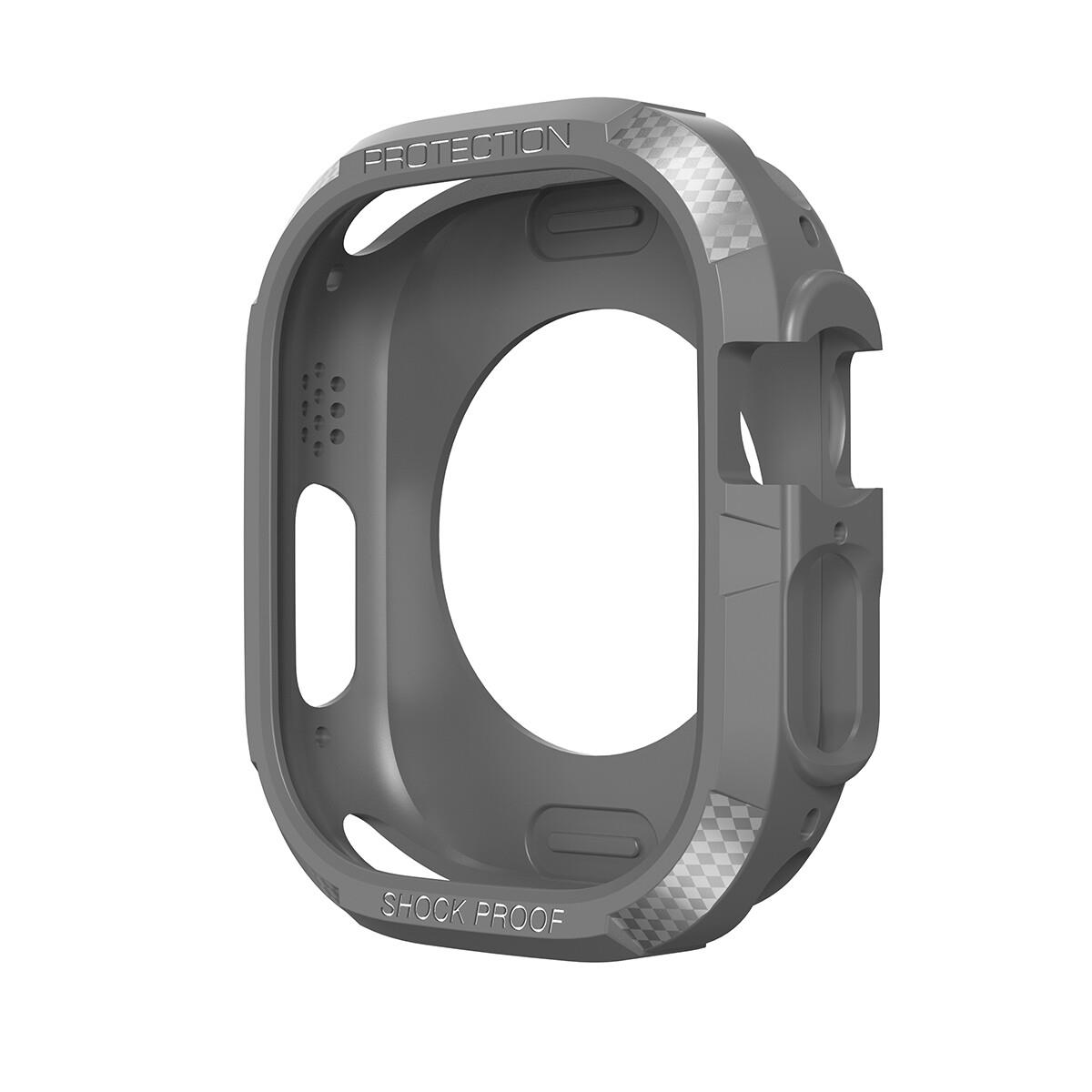 KNY Apple Watch Ultra 49 MM İçin Ön Arka Kasa Koruyucu Silikon