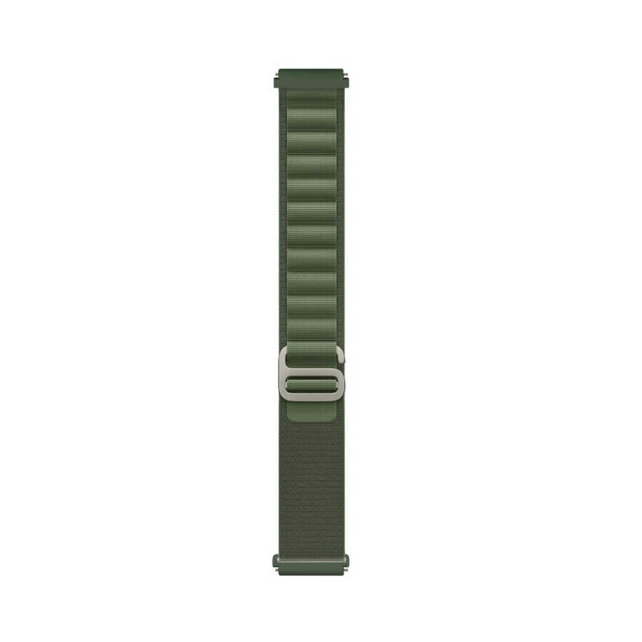 KNY Samsung Galaxy Watch 3 Bluetooth 45 MM (22MM) in Kuma Desenli Naylon Kay-Kordon KRD-74