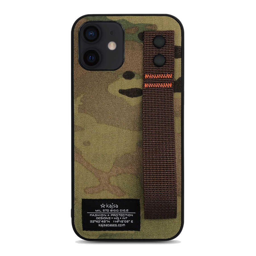 Apple iPhone 12 Klf Kajsa Cordura Serisi Military Kapak