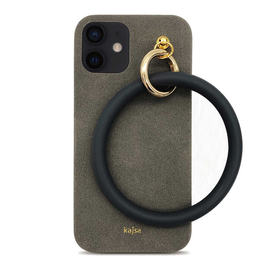 Apple iPhone 12 Kılıf Kajsa Splendid Serisi Morandi Ring Kapak