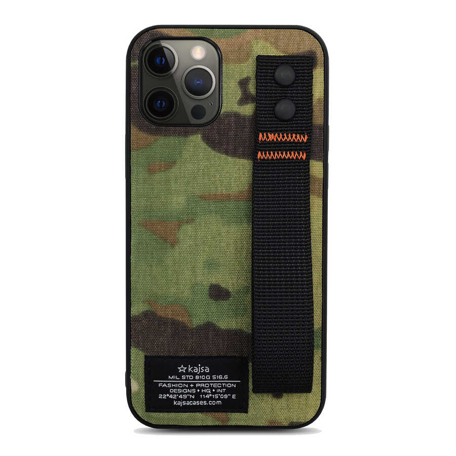 Apple iPhone 12 Pro Klf Kajsa Cordura Serisi Military Kapak