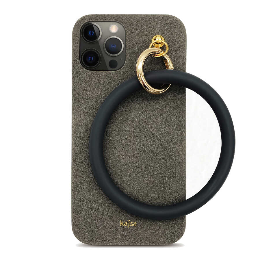 Apple iPhone 12 Pro Max Klf Kajsa Splendid Serisi Morandi Ring Kapak
