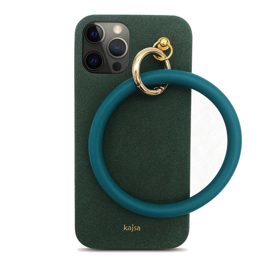 Apple iPhone 12 Pro Max Kılıf Kajsa Splendid Serisi Morandi Ring Kapak
