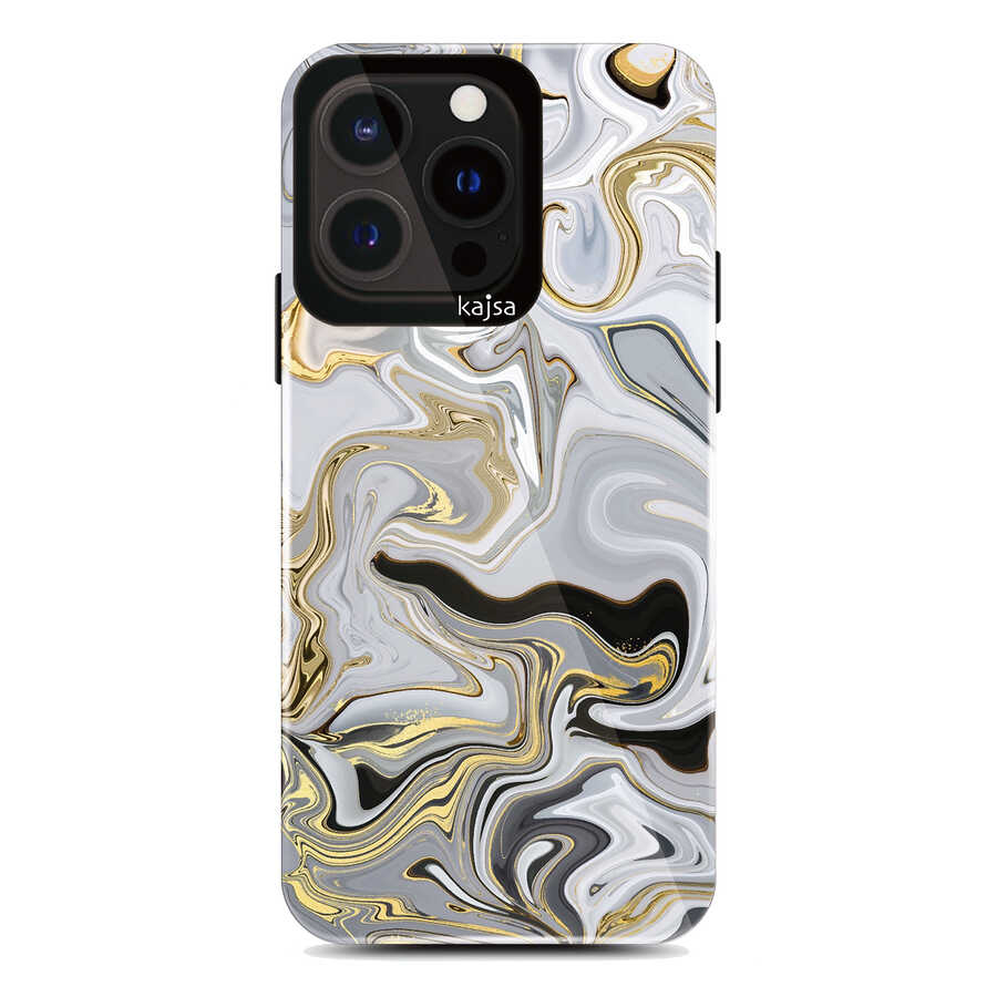 Apple iPhone 13 Pro Max Klf Kajsa Shield Plus Abstract Serisi Arka Kapak
