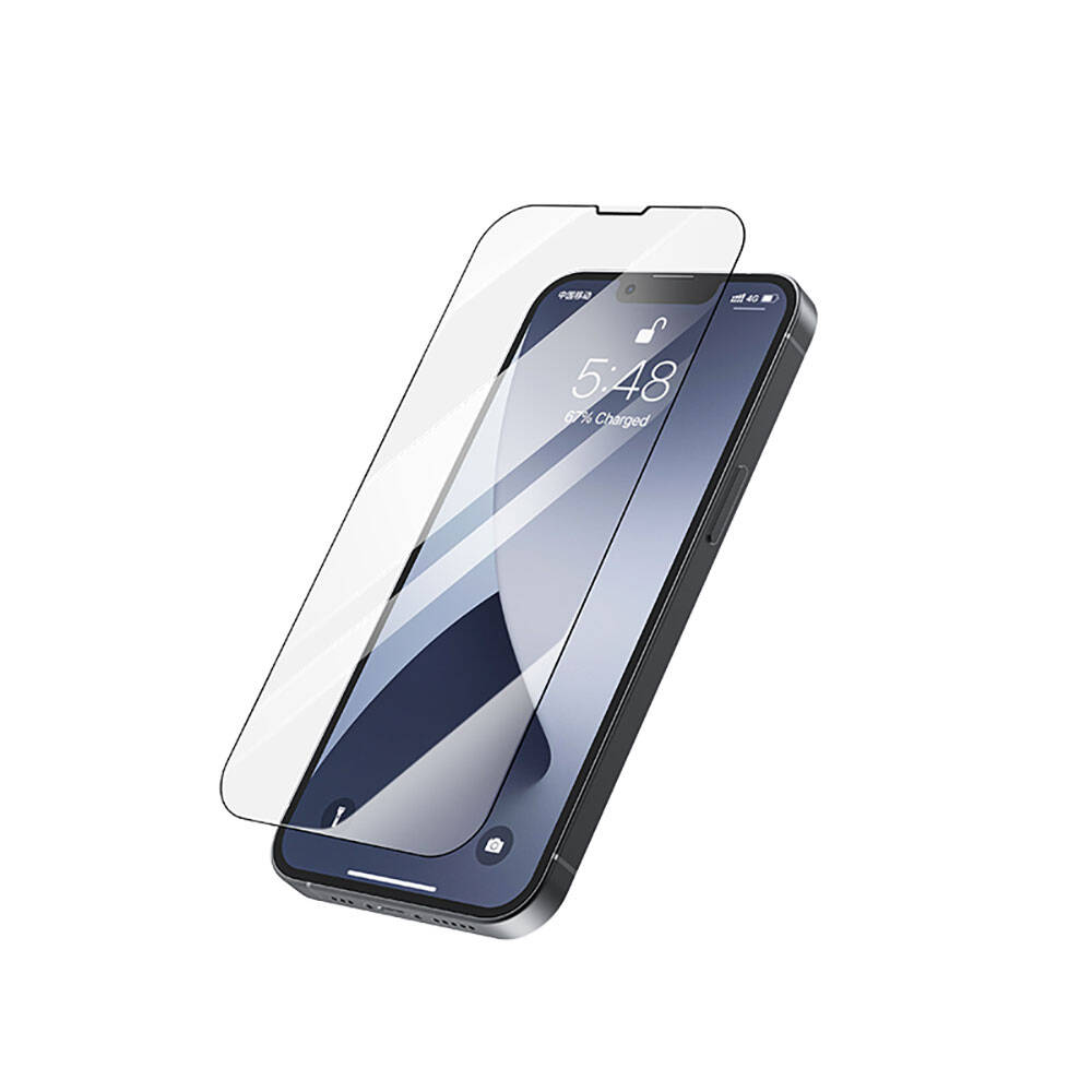 Apple iPhone 13 Pro Max Recci RSP-A11 HD Temperli Cam Ekran Koruyucu + Kolay Uygulama Aparatl
