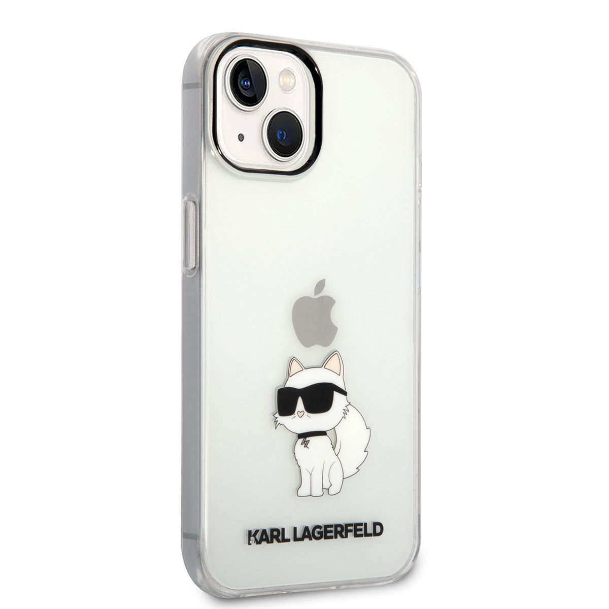 Apple iPhone 14 Klf Karl Lagerfeld Transparan Choupette Dizayn Kapak