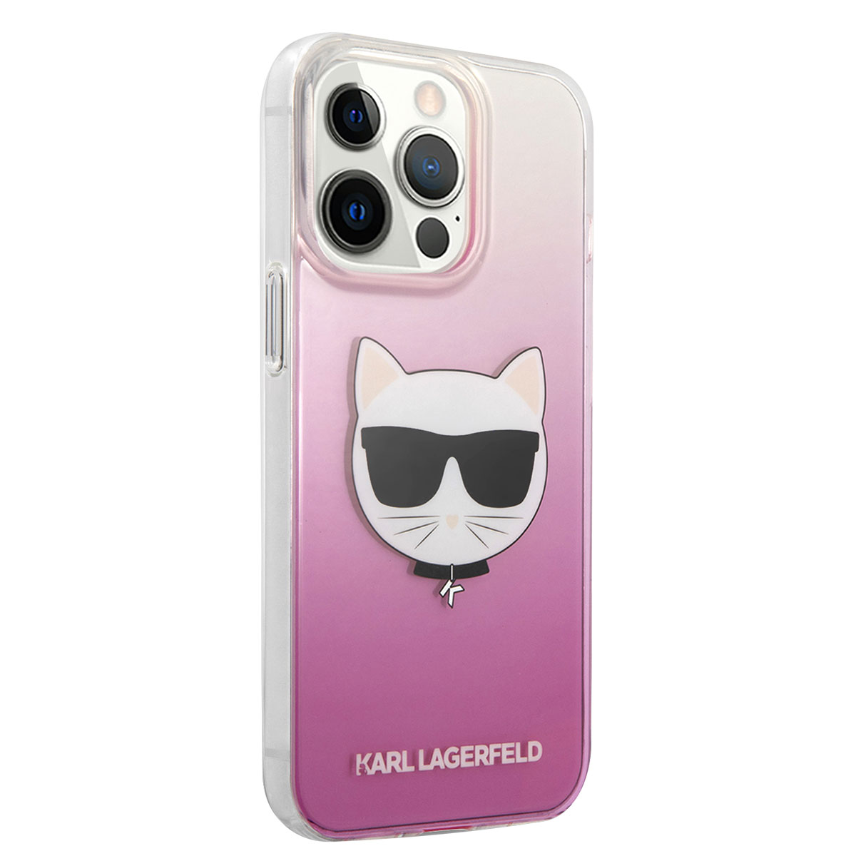 Apple iPhone 14 Pro Max Klf Karl Lagerfeld Sert TPU Choupette Dizayn Kapak