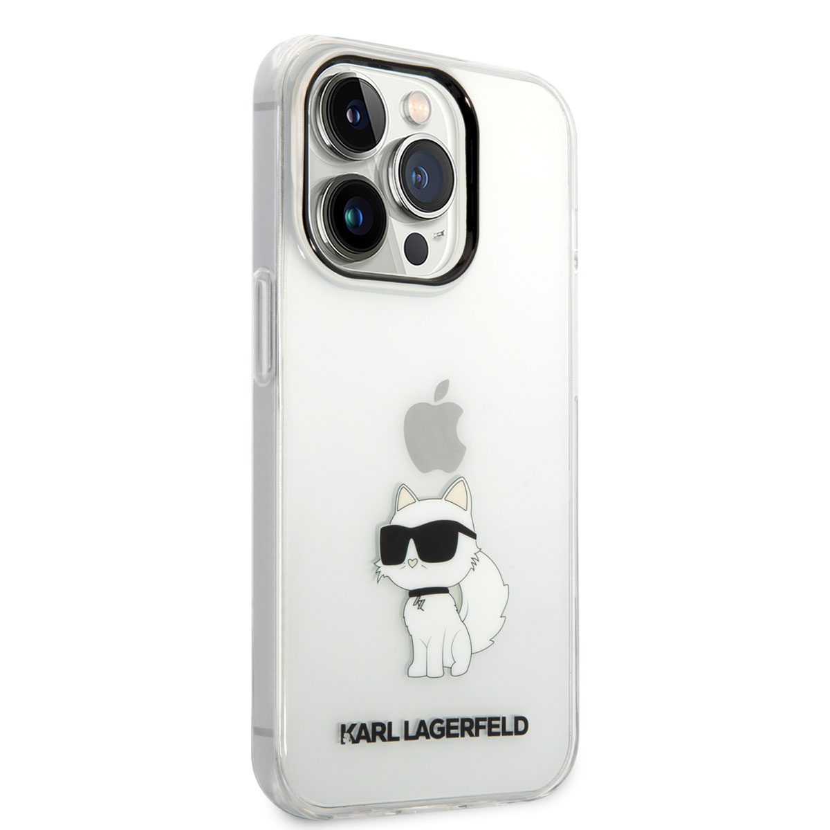 Apple iPhone 14 Pro Max Klf Karl Lagerfeld Transparan Choupette Dizayn Kapak