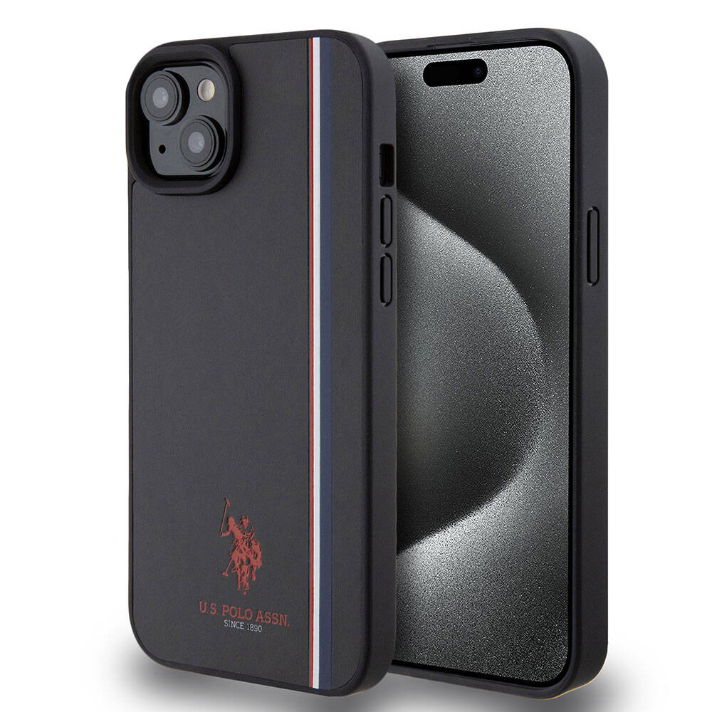 Apple iPhone 15 Plus Klf U.S. Polo Assn. Orjinal Lisansl  Renk erit Tasarml Bask Logolu Kapak