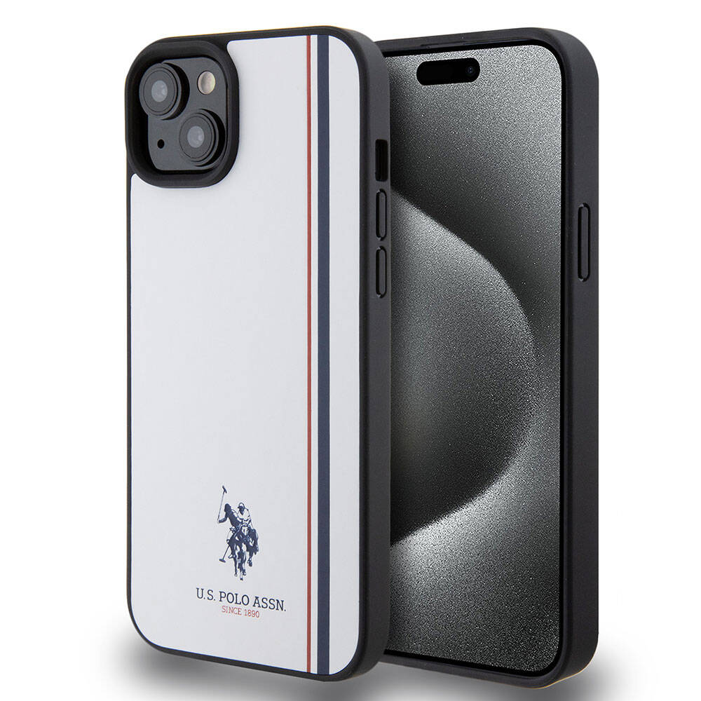 Apple iPhone 15 Plus Klf U.S. Polo Assn. Orjinal Lisansl  Renk erit Tasarml Bask Logolu Kapak