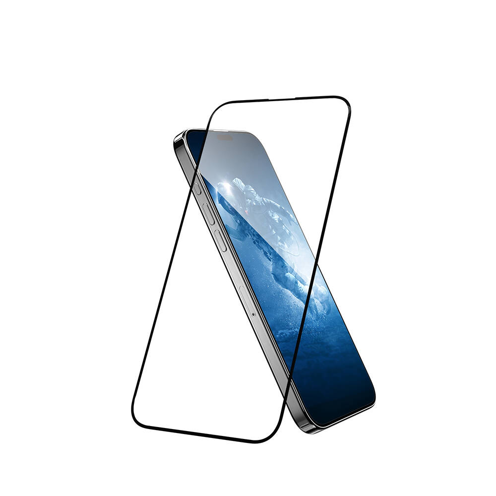 Apple iPhone 15 Premium Temperli Ultra HD Lisansl Switcheasy Glass 9H Cam Ekran Koruyucu