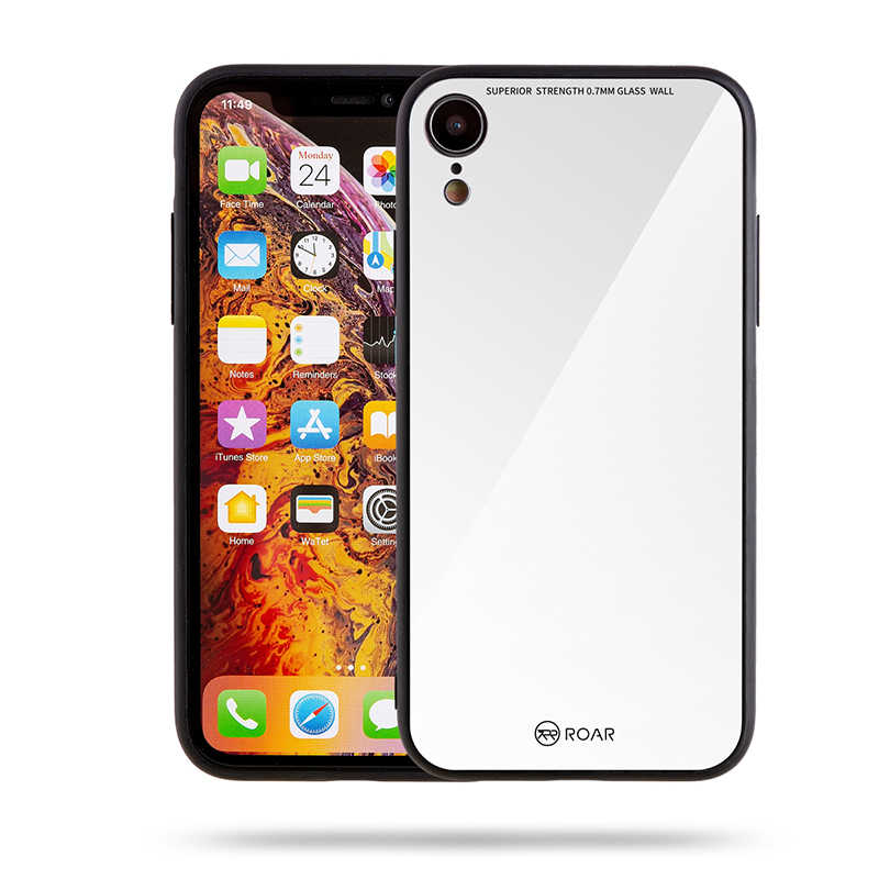 Apple iPhone XR 6.1 Klf Roar Mira Glass Back Cover