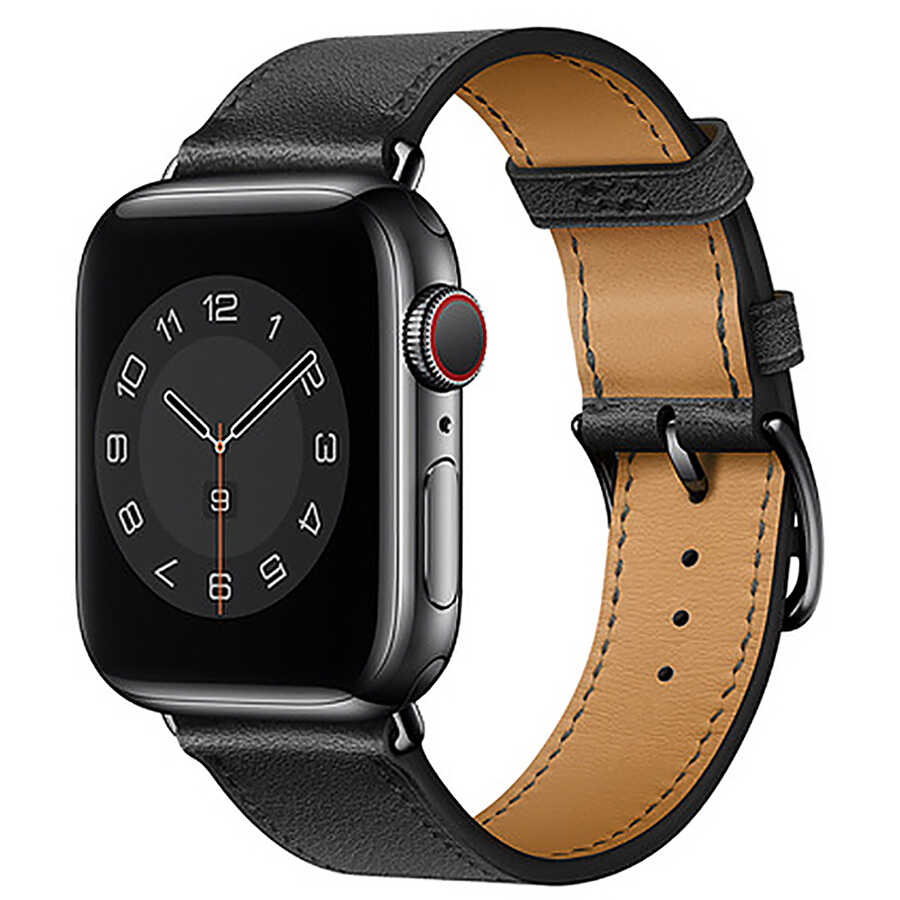 Apple Watch 42mm Wiwu Attleage Watchband Hakiki Deri Kordon