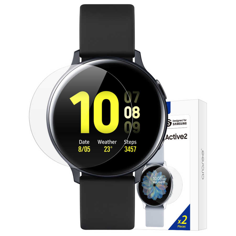 Galaxy Watch Active 2 40mm Araree Pure Diamond Pet Ekran Koruyucu