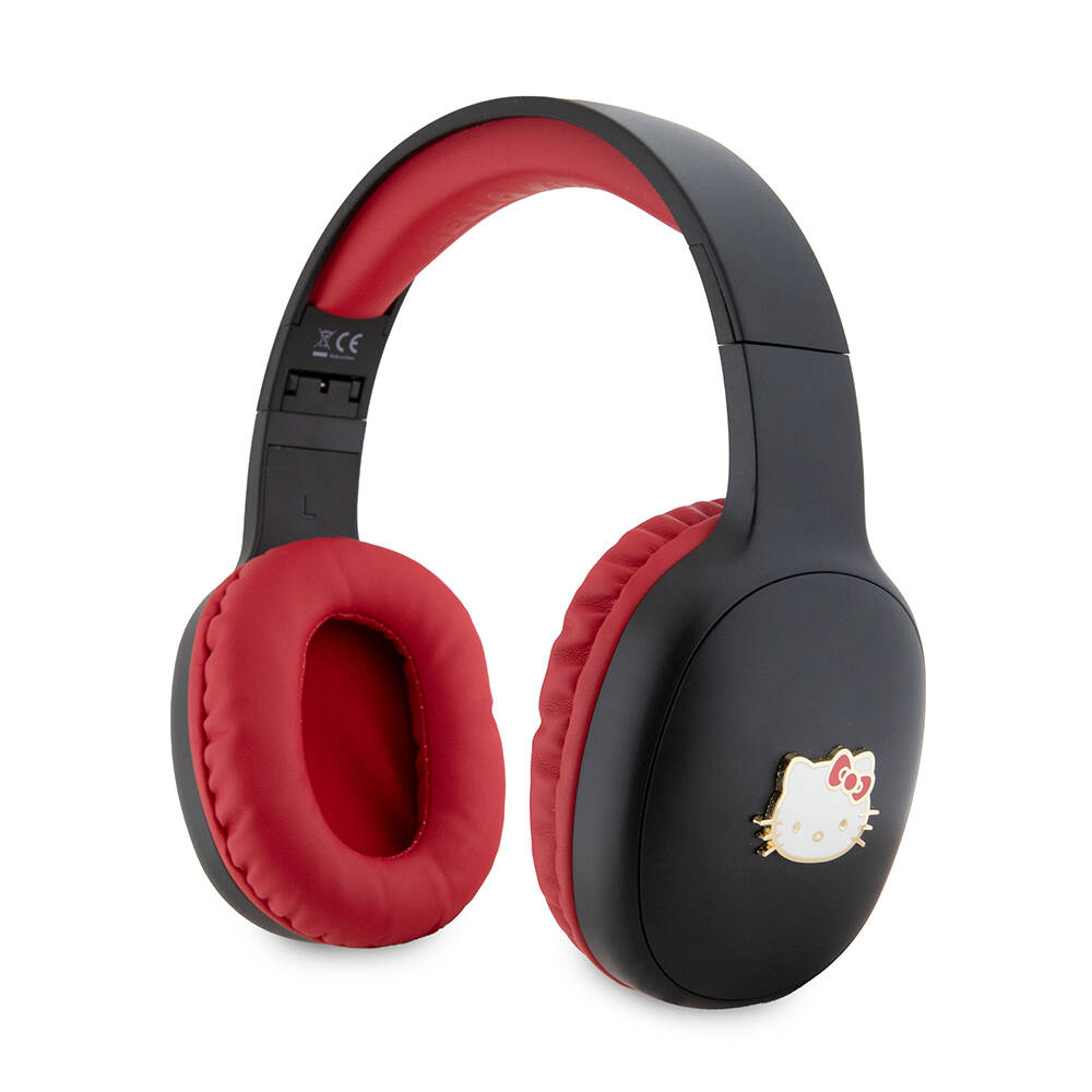 Hello Kitty Orjinal Lisansl Ayarlanabilir Metal Kitty Logolu Oval Bluetooth 5.3 Kulaklk