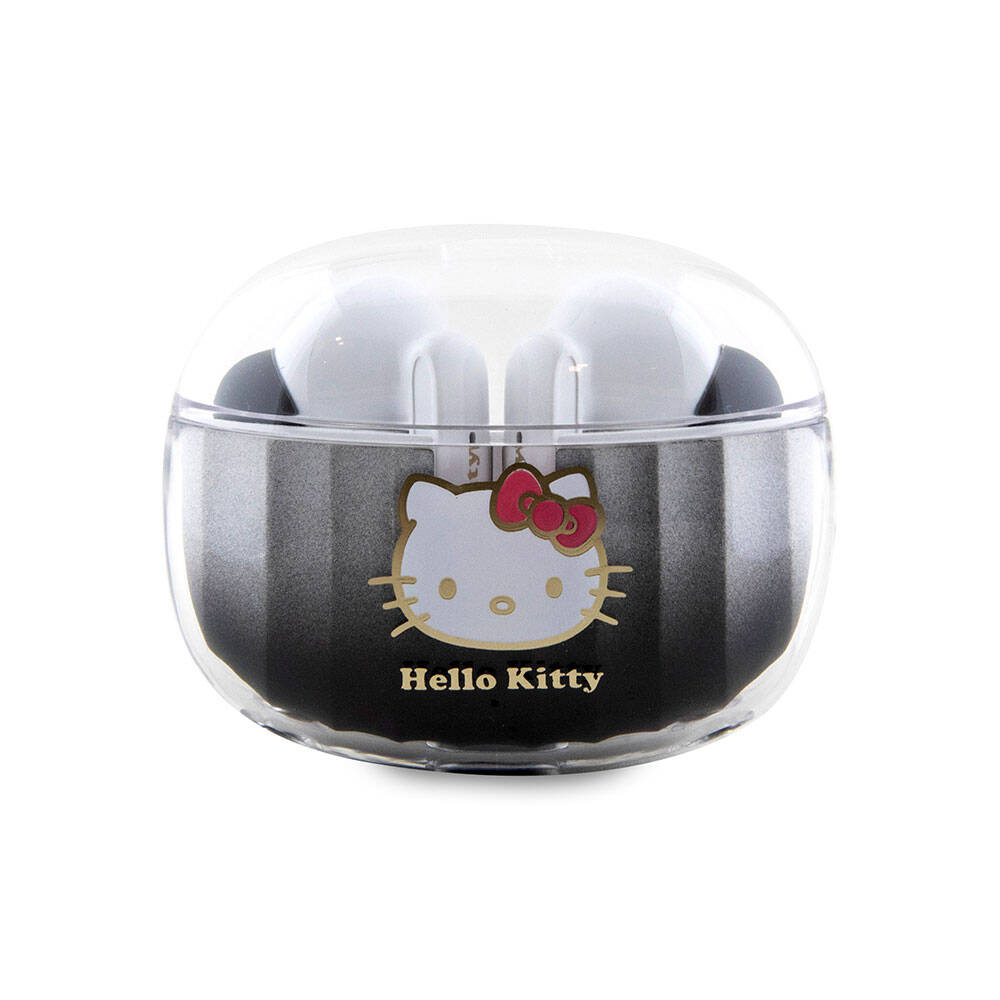 Hello Kitty Orjinal Lisansl Renk Geili Tasarm Elektroplating Logolu TWS Bluetooth Kulaklk