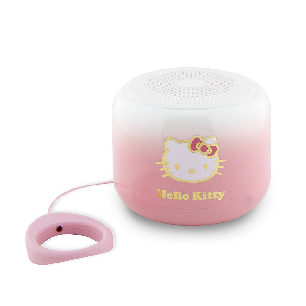 Hello Kitty Renk Geili Elektroplating Logolu Parmak Tutamal Mini Bluetooth Speaker Hoparlr