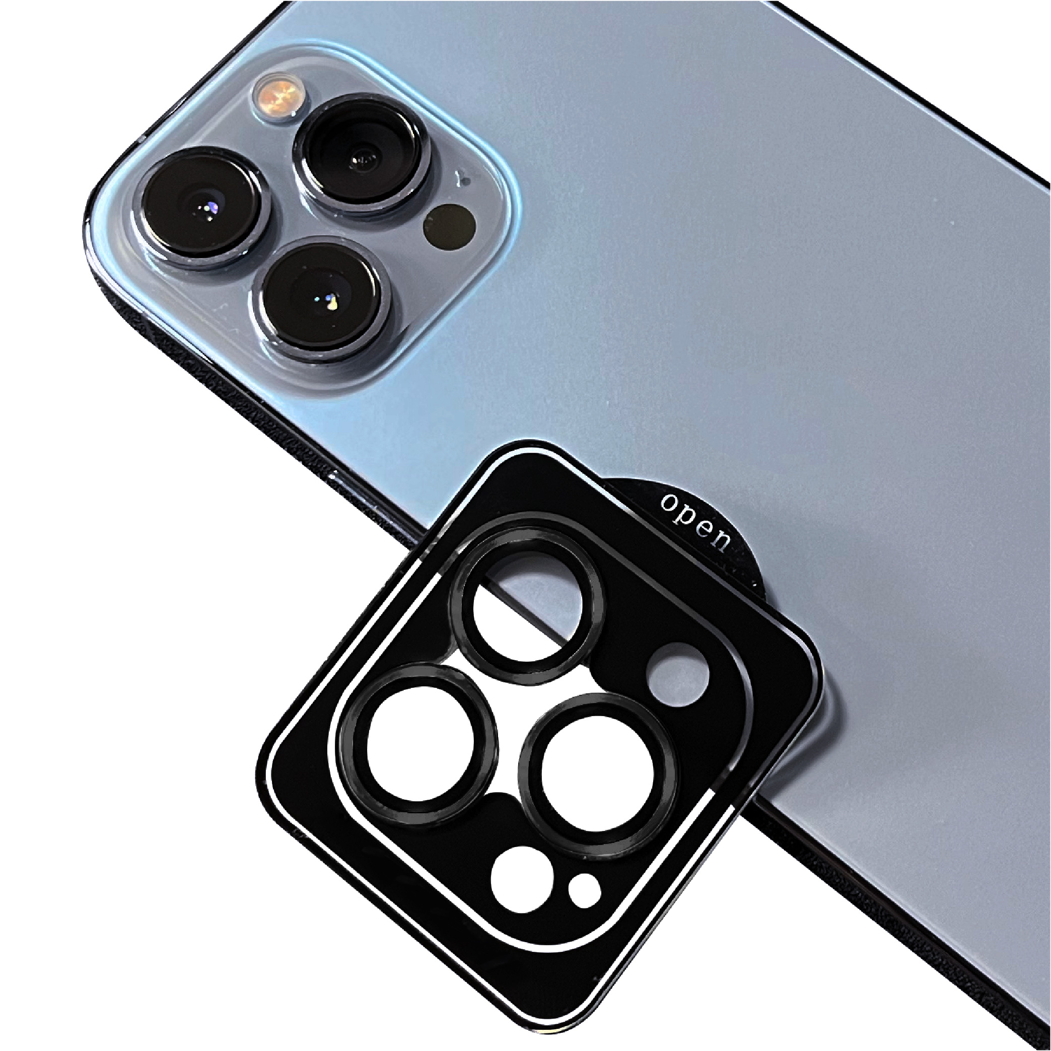 KNY Apple phone 11  Pro in Kamera Lens Koruyucu Tekli Kolay Taklan CL-09