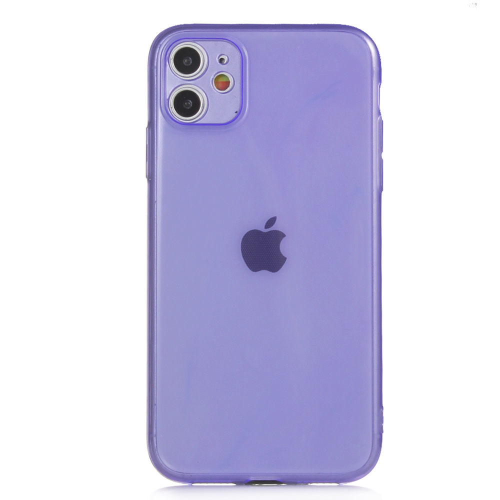 KNY Apple phone 11 Klf Renkli Fosforlu Mun Silikon