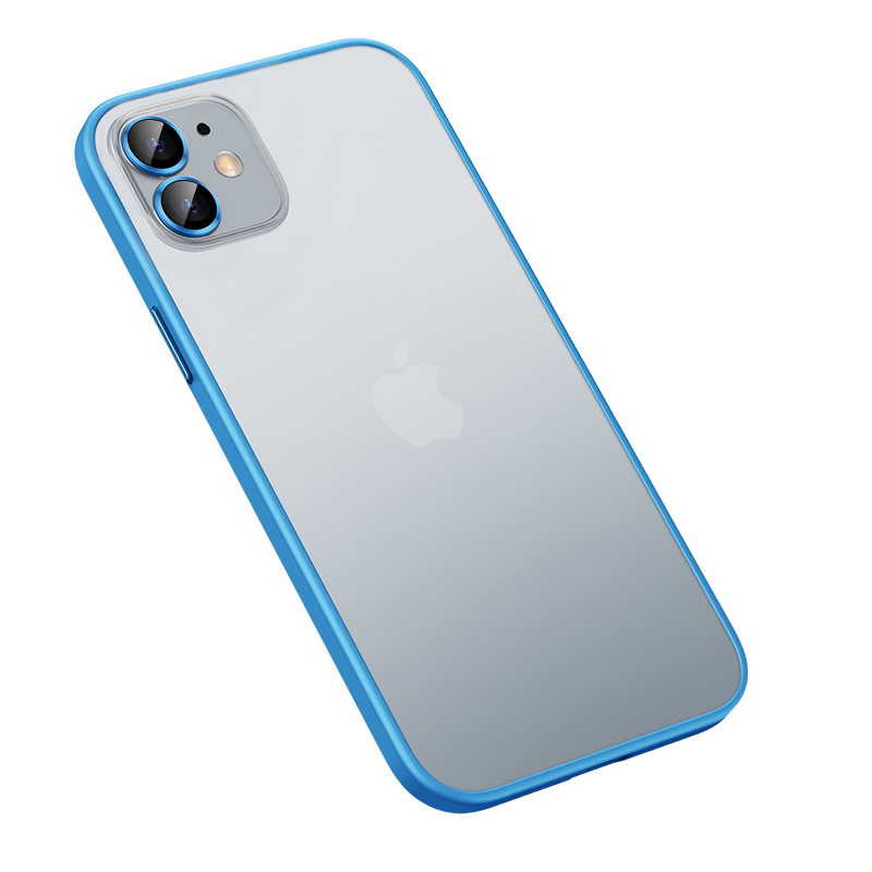 KNY Apple phone 11 Klf Renkli Kenarl Kamera Lens Koruyucul Retro Kapak