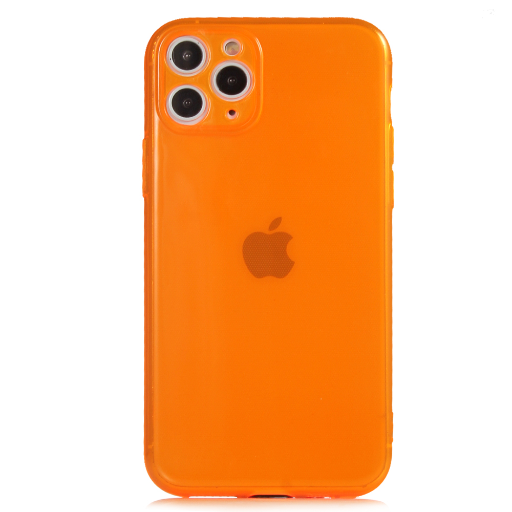 KNY Apple phone 11 Pro Klf Renkli Fosforlu Mun Silikon