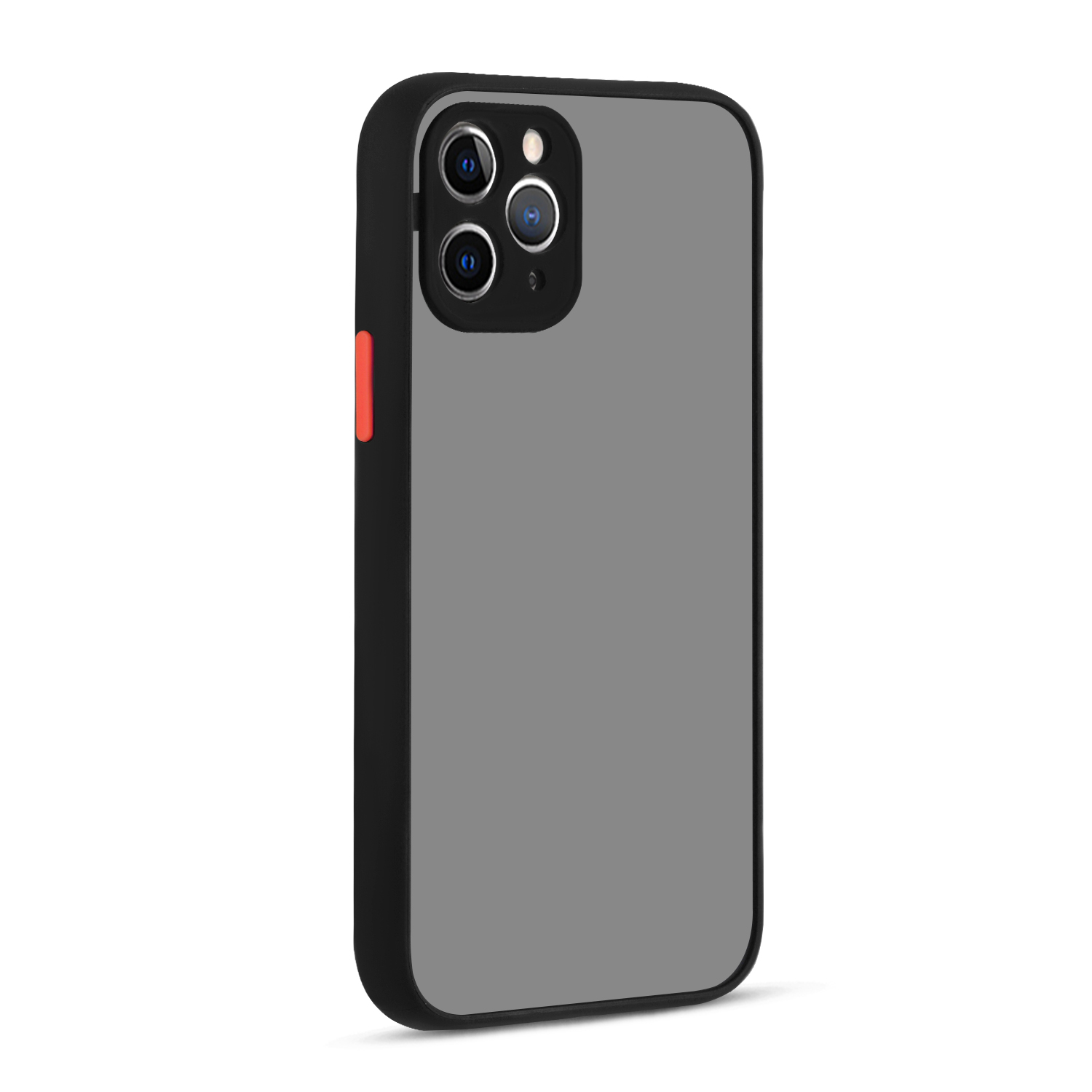 KNY Apple phone 11 Pro Klf Renkli Kenarl Kamera Korumal Buzlu Hux Kapak