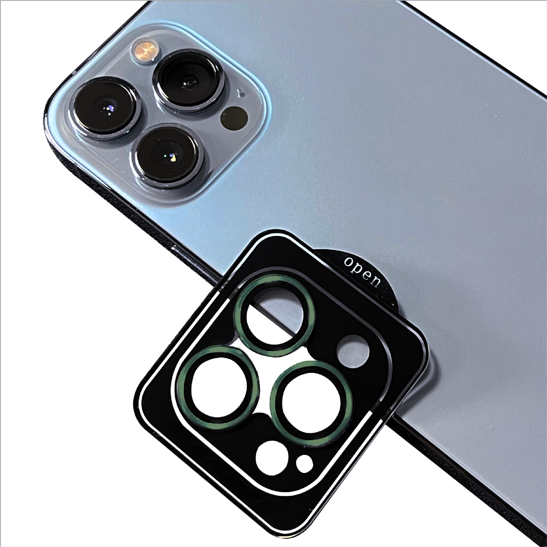 KNY Apple phone 12  Pro in Kamera Lens Koruyucu Tekli Kolay Taklan CL-09