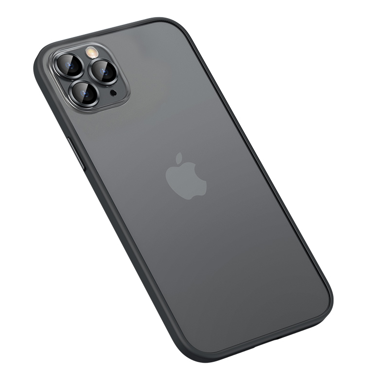KNY Apple phone 12 Pro Klf Renkli Kenarl Kamera Lens Koruyucul Retro Kapak