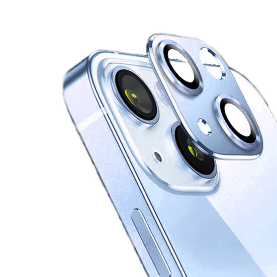 KNY Apple phone 13 Mini in Renkli 3D Kamera Koruma Lens Koruyucusu