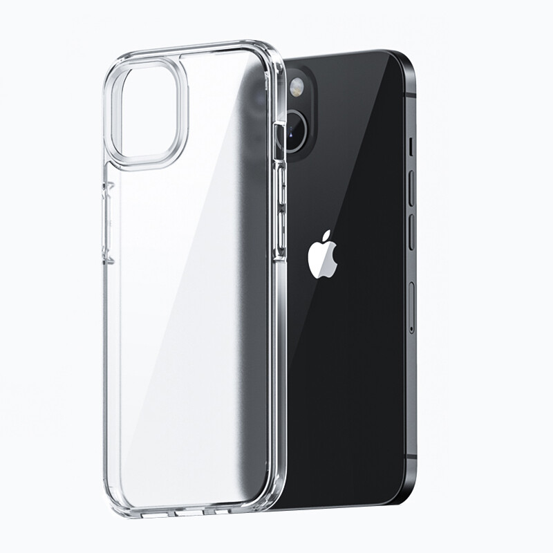 KNY Apple İphone 13 Mini Kılıf Renkli Kenarlı Arkası Buzlu H-Boom Kapak