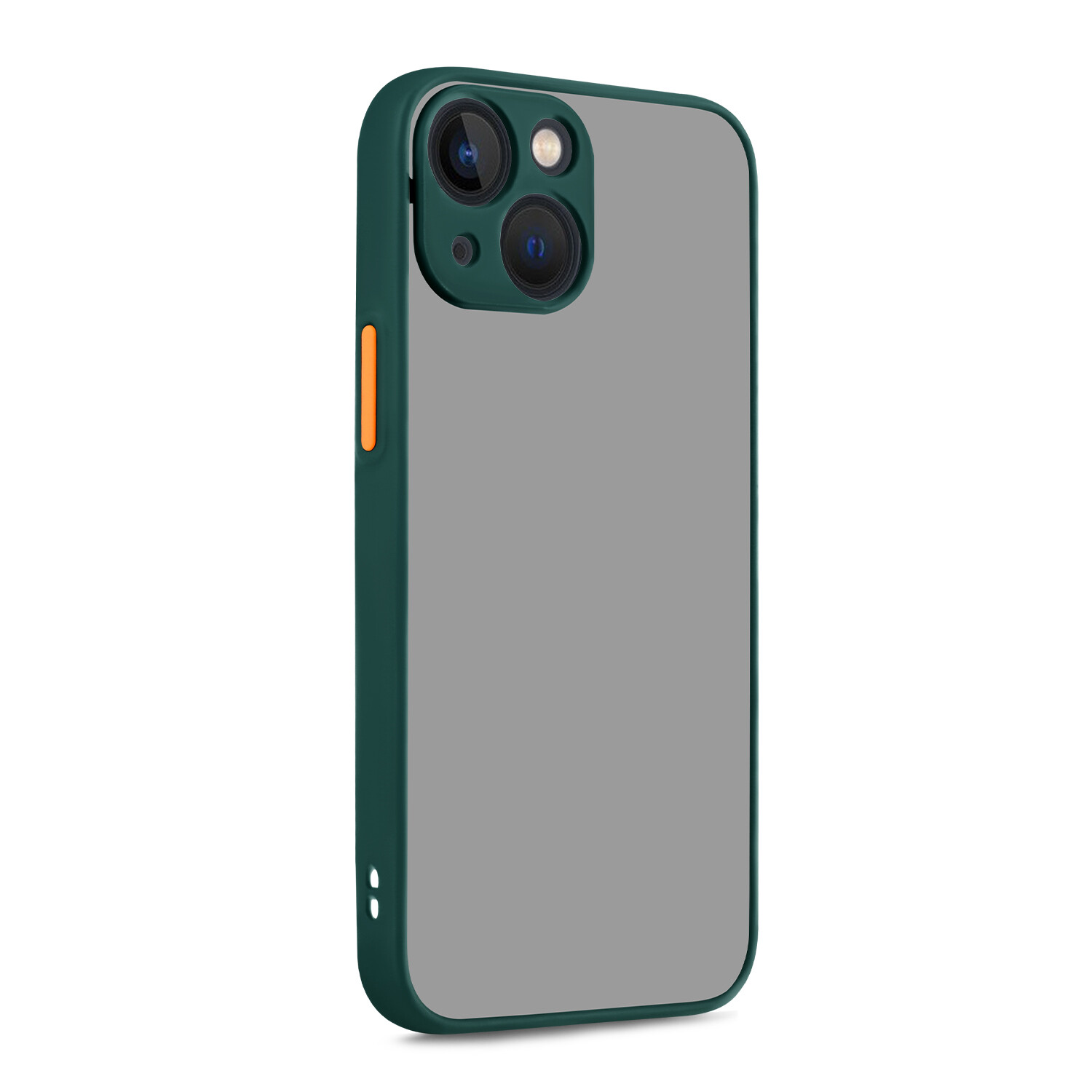 KNY Apple phone 13 Mini Klf Silikon Kenarl Kamera Korumal Hux Kapak