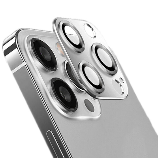 KNY Apple phone 13 Pro in Renkli 3D Kamera Koruma Lens Koruyucusu
