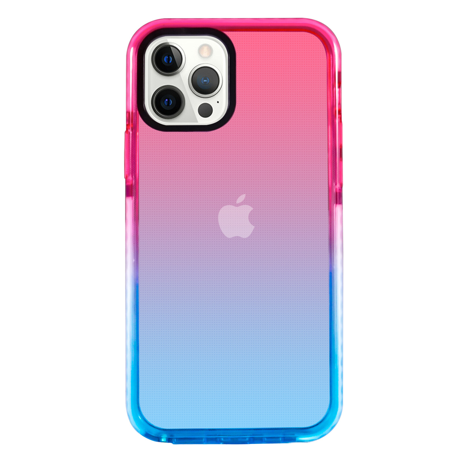 KNY Apple İphone 13 Pro Max Kılıf Renkli Geçisli Punto Kapak