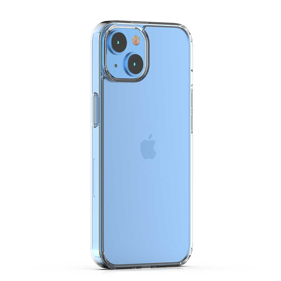 KNY Apple phone 14 Klf Ultra Korumal effaf Sert Coss Silikon