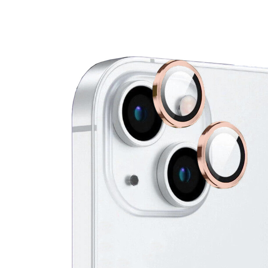 KNY Apple İphone 15 İçin Metal Çerçeveli Tekli CL-12 Safir Kamera Cam Koruyucu