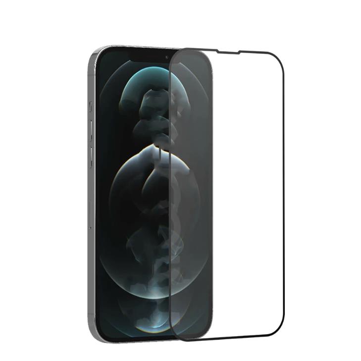 KNY Apple İphone 15 İçin Tam Kaplayan 5D Davin Şeffaf Seramik Ekran Koruyucu Siyah