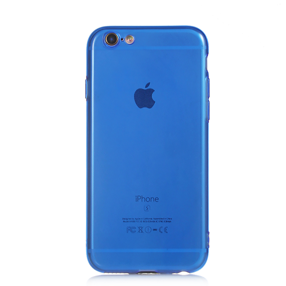 KNY Apple phone 6-6S Klf Renkli Fosforlu Mun Silikon