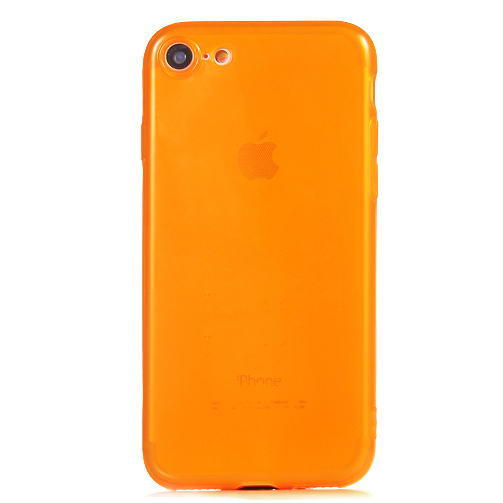 KNY Apple phone 7 Plus Klf Renkli Fosforlu Mun Silikon
