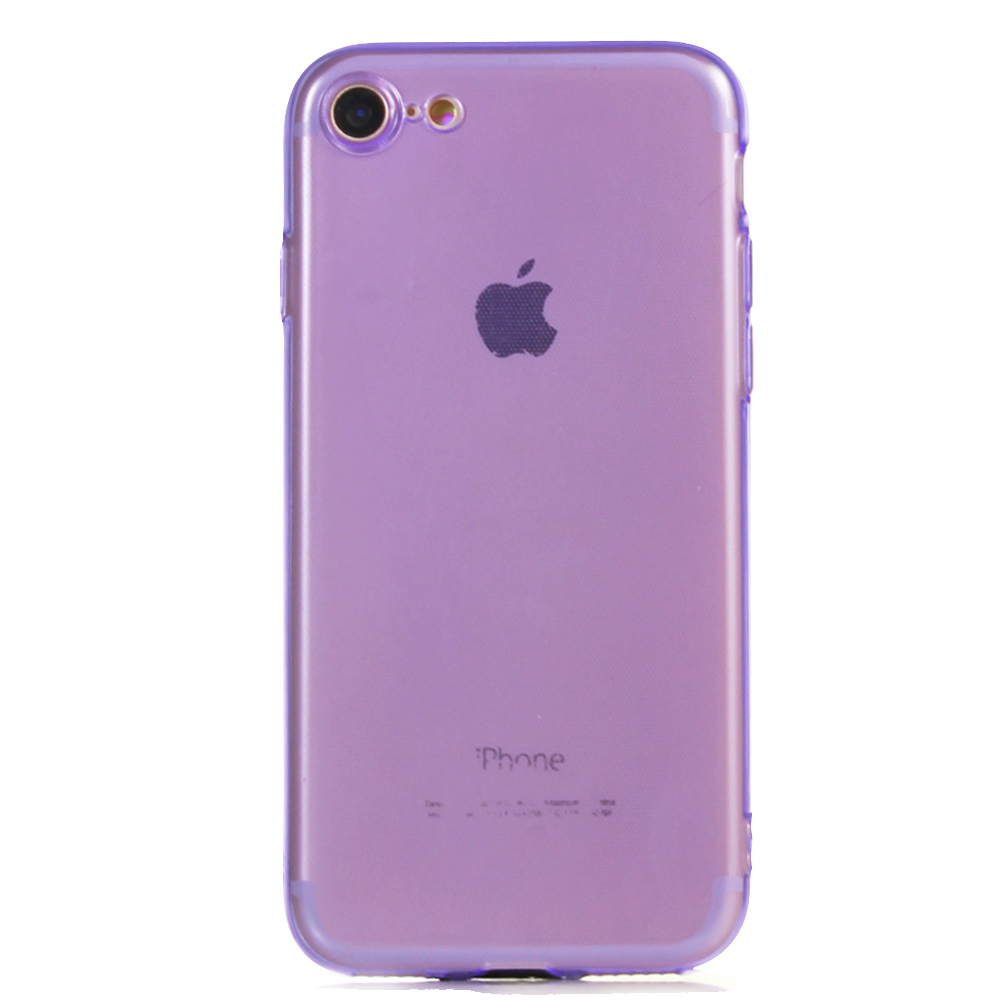 KNY Apple phone 8 Klf Renkli Fosforlu Mun Silikon