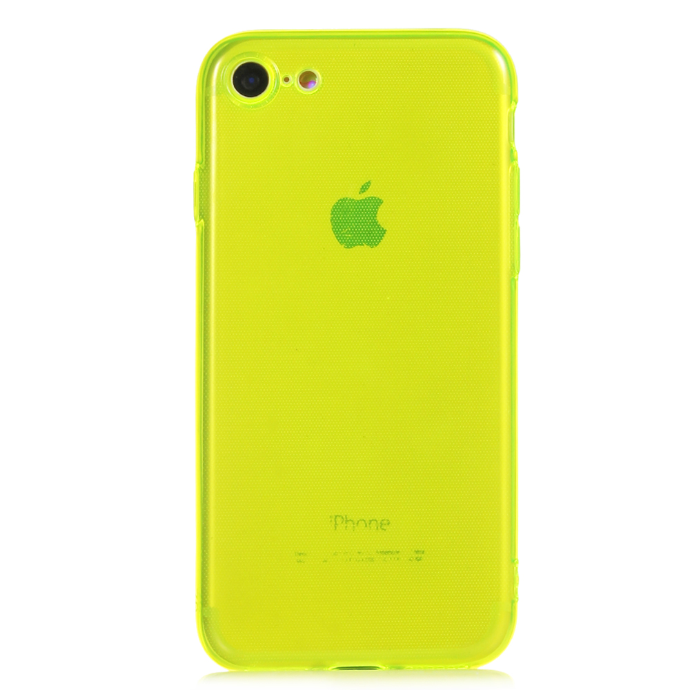KNY Apple phone SE 2020 Klf Renkli Fosforlu Mun Silikon