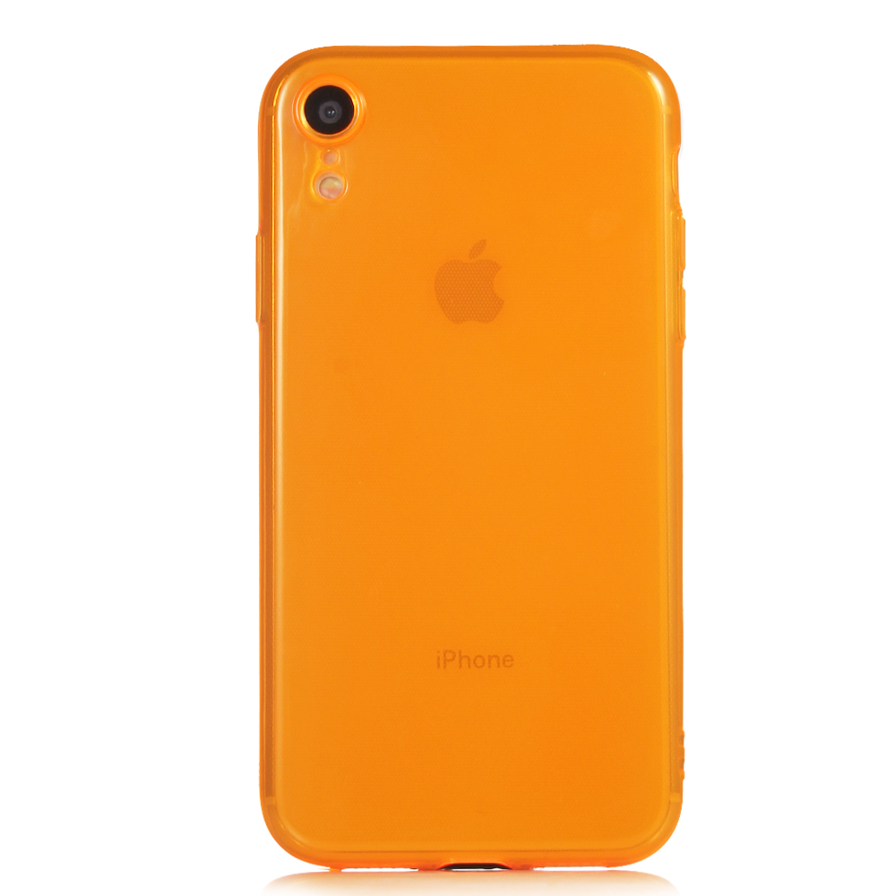 KNY Apple phone XR Klf Renkli Fosforlu Mun Silikon