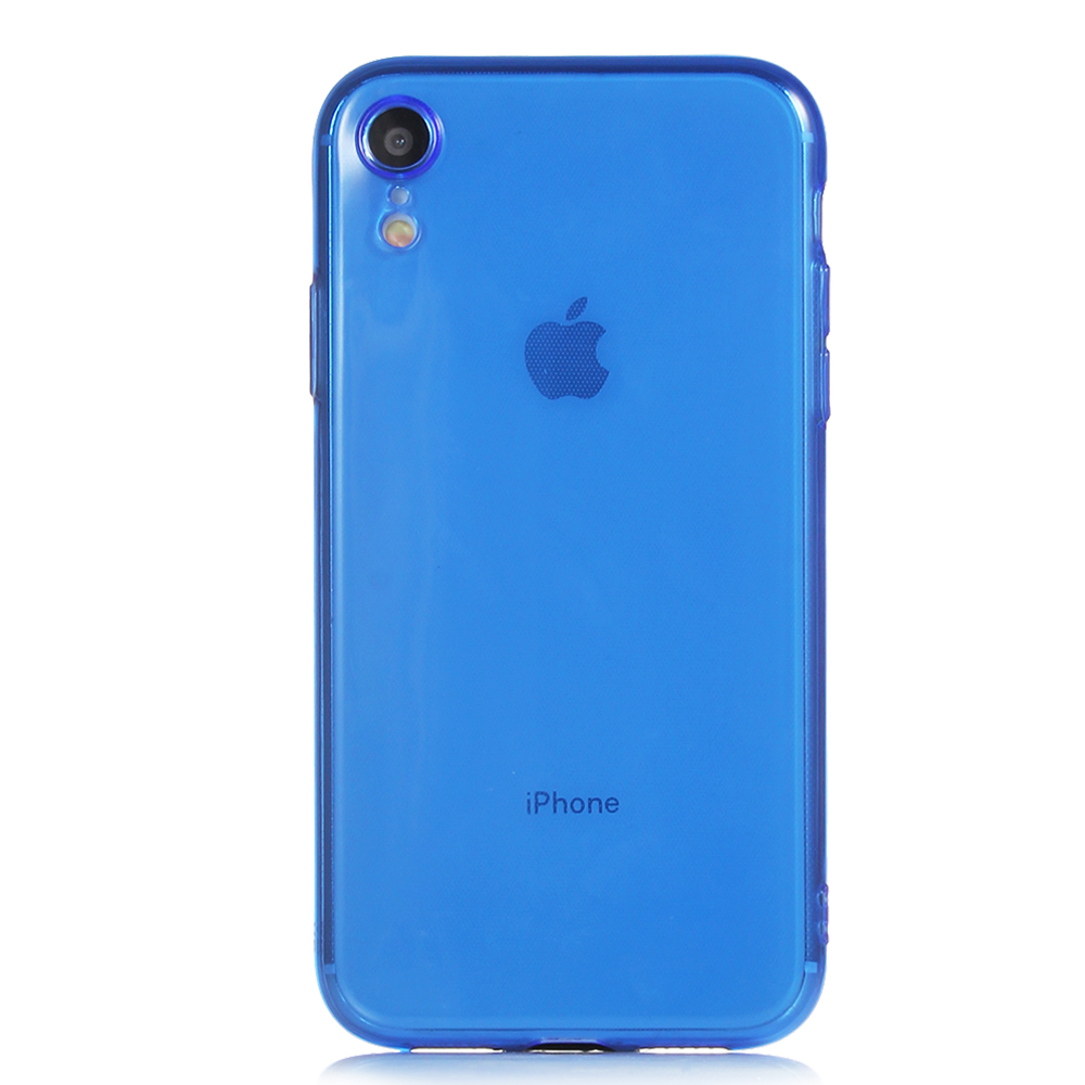 KNY Apple phone XR Klf Renkli Fosforlu Mun Silikon