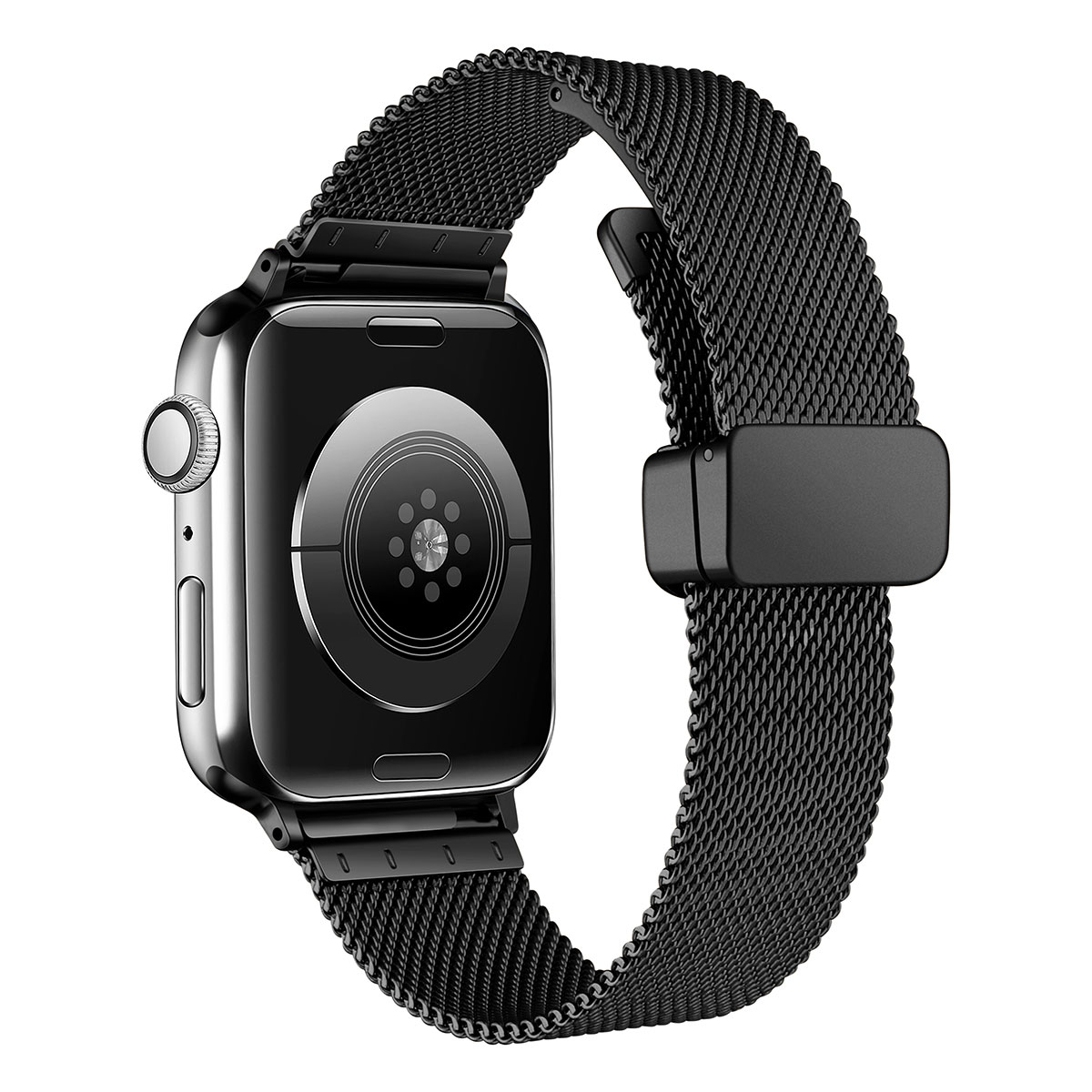 KNY Apple Watch 38 MM in Hasr Desenli Kopal Metal Kay-Kordon KRD-85