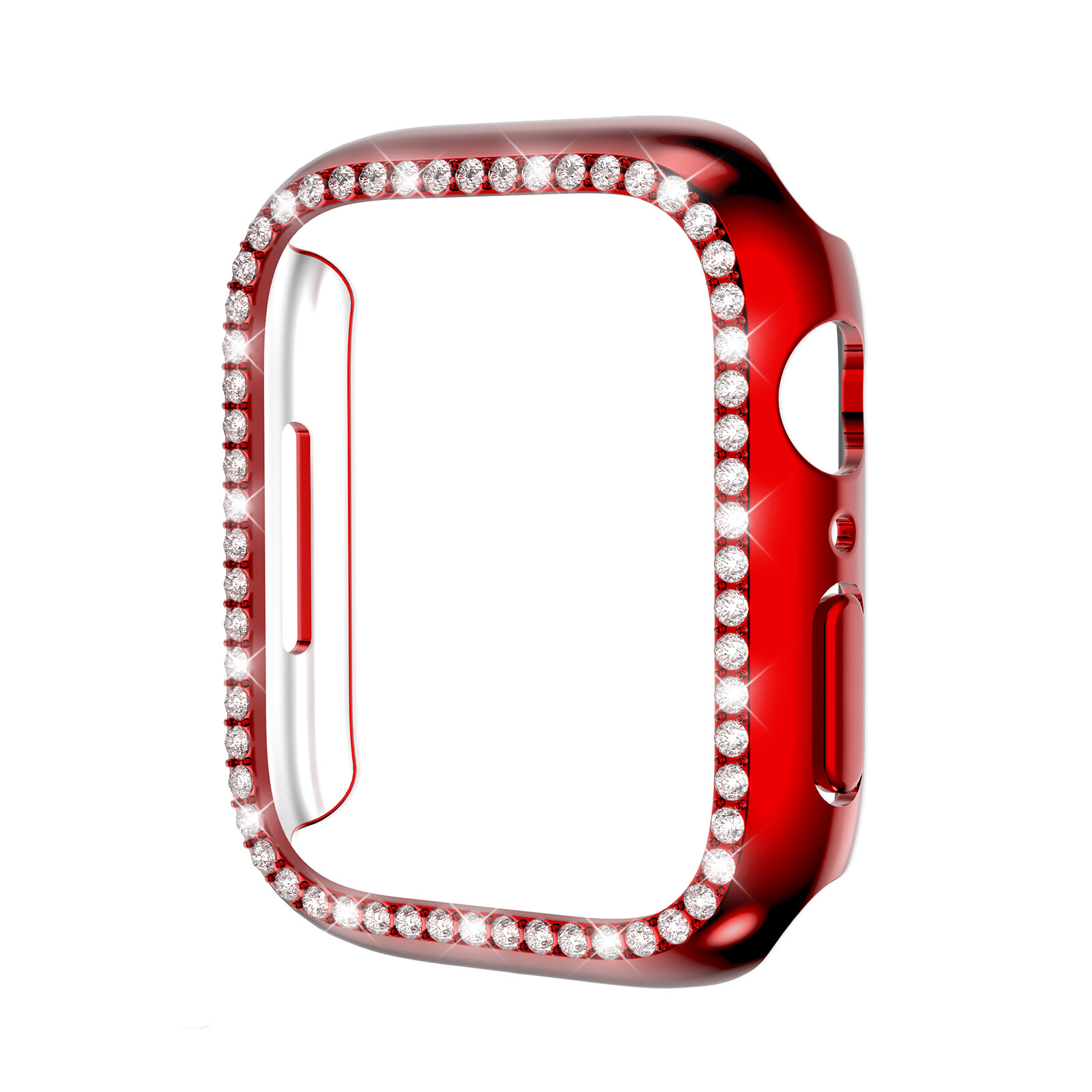 KNY Apple Watch 44 MM in Kenar Tal Renkli Gard Kapak